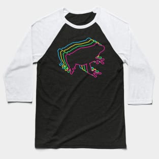 Frog 80s Neon Baseball T-Shirt